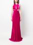 Roberto Cavalli Fluwelen jurk Roze - Thumbnail 2