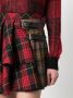 Roberto Cavalli Geruite plooirok Rood - Thumbnail 5