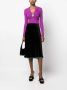 Roberto Cavalli Gesmockte top Paars - Thumbnail 2