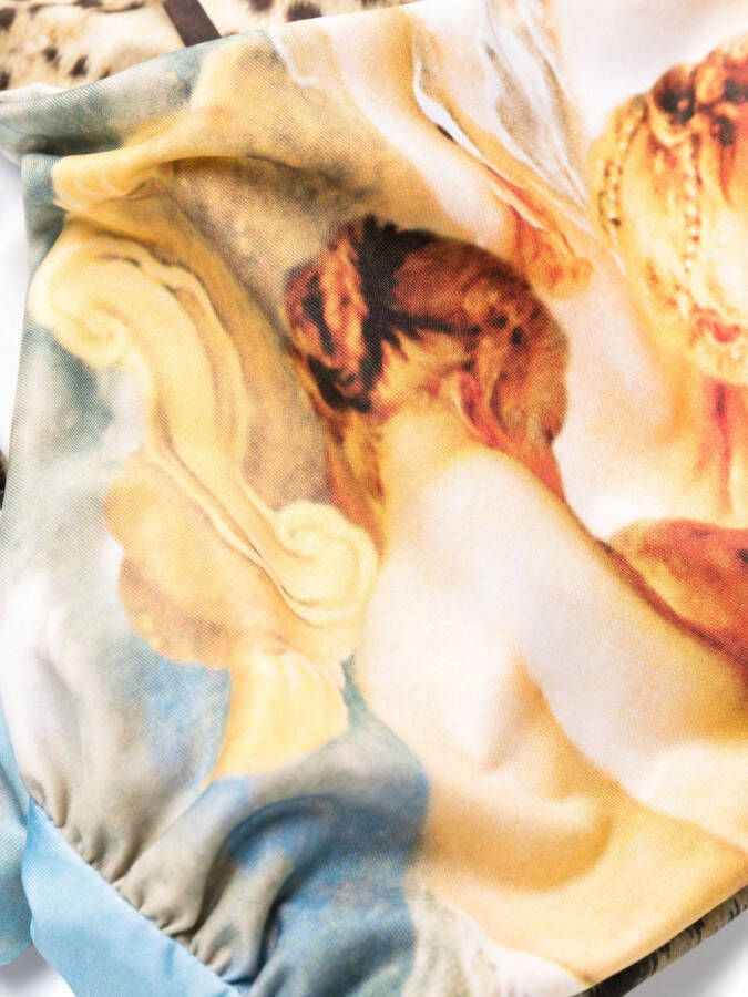 Roberto Cavalli Bikinislip met print Blauw