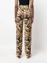 Roberto Cavalli High waist broek Beige - Thumbnail 4