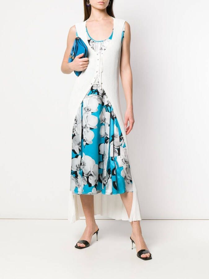 Roberto Cavalli Hybride vest jurk Blauw