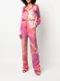 Roberto Cavalli Jjumpsuit met trekkoord Roze - Thumbnail 2