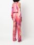 Roberto Cavalli Jjumpsuit met trekkoord Roze - Thumbnail 4