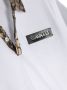 Roberto Cavalli Junior animal-print trim polo shirt Wit - Thumbnail 3