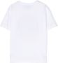 Roberto Cavalli Junior T-shirt met geborduurd logo Wit - Thumbnail 2