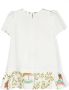 Roberto Cavalli Junior Zijden jurk Wit - Thumbnail 2
