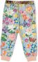 Roberto Cavalli Junior Trainingsbroek met bloe print Blauw - Thumbnail 2