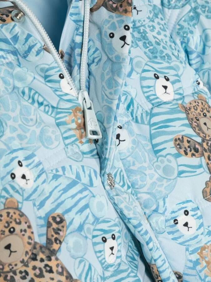 Roberto Cavalli Junior Gewatteerd jack Blauw