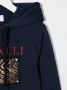 Roberto Cavalli Junior Hoodie met dierenprint Blauw - Thumbnail 3