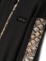 Roberto Cavalli Junior Hoodie met logoplakkaat Zwart - Thumbnail 3