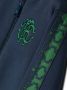 Roberto Cavalli Junior Hoodie met monogramband Blauw - Thumbnail 3