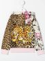 Roberto Cavalli Junior Hoodie met print Blauw - Thumbnail 2
