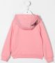 Roberto Cavalli Junior Hoodie met vlinder-applicatie Roze - Thumbnail 2