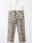Roberto Cavalli Junior jeans met wit luipaarddessin - Thumbnail 2