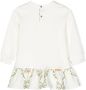 Roberto Cavalli Junior Jurk met barokpatroon Wit - Thumbnail 2