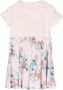Roberto Cavalli Junior Jurk met bloe print Roze - Thumbnail 2