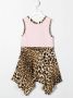 Roberto Cavalli Junior Jurk met luipaardprint Beige - Thumbnail 2