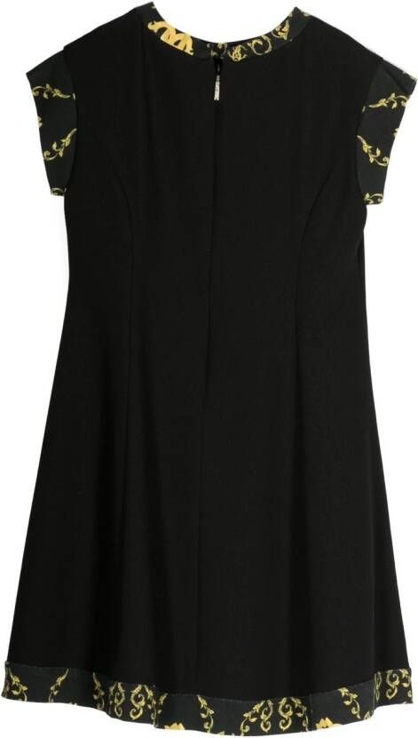 Roberto Cavalli Junior Jurk met print Zwart