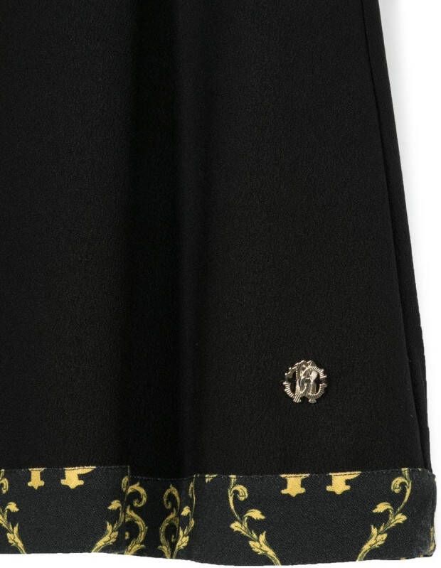 Roberto Cavalli Junior Jurk met print Zwart