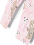 Roberto Cavalli Junior Legging met teddybeerprint Roze - Thumbnail 3