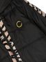 Roberto Cavalli Junior Jas met geborduurd logo Zwart - Thumbnail 3