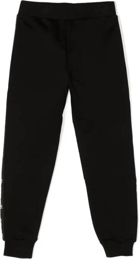 Roberto Cavalli Junior Trainingsbroek met logostreep Zwart