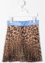 Roberto Cavalli Junior Plooirok met luipaardprint Bruin - Thumbnail 2