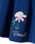 Roberto Cavalli Junior Rok met geborduurde bloe Blauw - Thumbnail 3