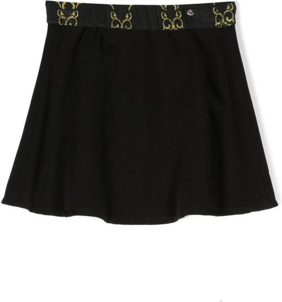 Roberto Cavalli Junior Rok met knoopsluiting Zwart