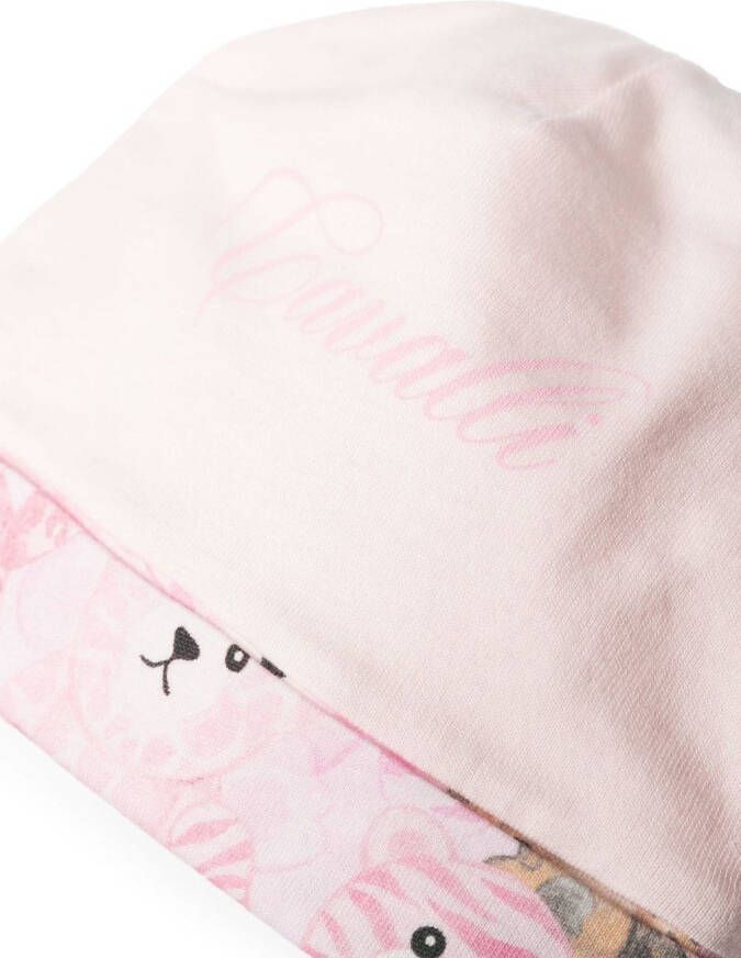 Roberto Cavalli Junior "Romper muts en slabbetje" Roze