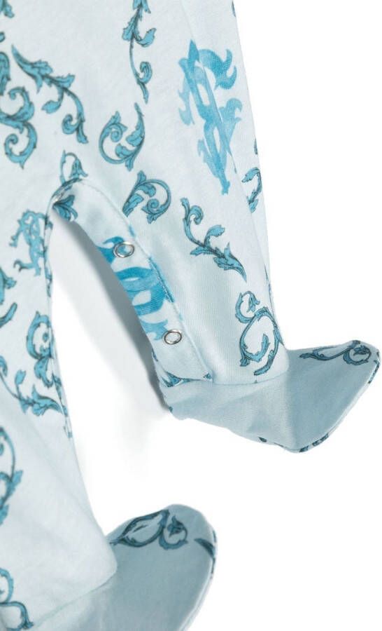 Roberto Cavalli Junior Babypakje met logoprint Wit