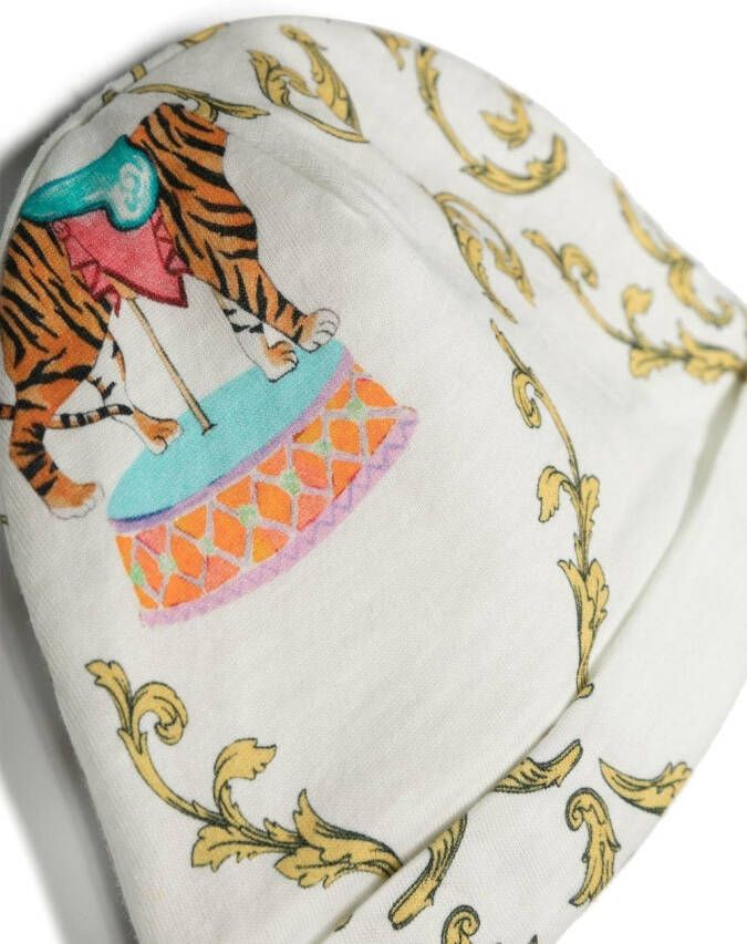 Roberto Cavalli Junior "Romper muts en slabbetje" Wit