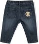 Roberto Cavalli Junior Spijkerbroek met geborduurd logo Blauw - Thumbnail 2