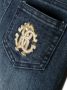 Roberto Cavalli Junior Spijkerbroek met geborduurd logo Blauw - Thumbnail 3