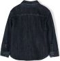 Roberto Cavalli Junior Spijkershirt met geborduurd logo Blauw - Thumbnail 2