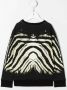 Roberto Cavalli Junior Sweater met dierenprint Zwart - Thumbnail 2