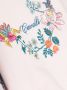 Roberto Cavalli Junior Sweater met geborduurde bloe Roze - Thumbnail 3