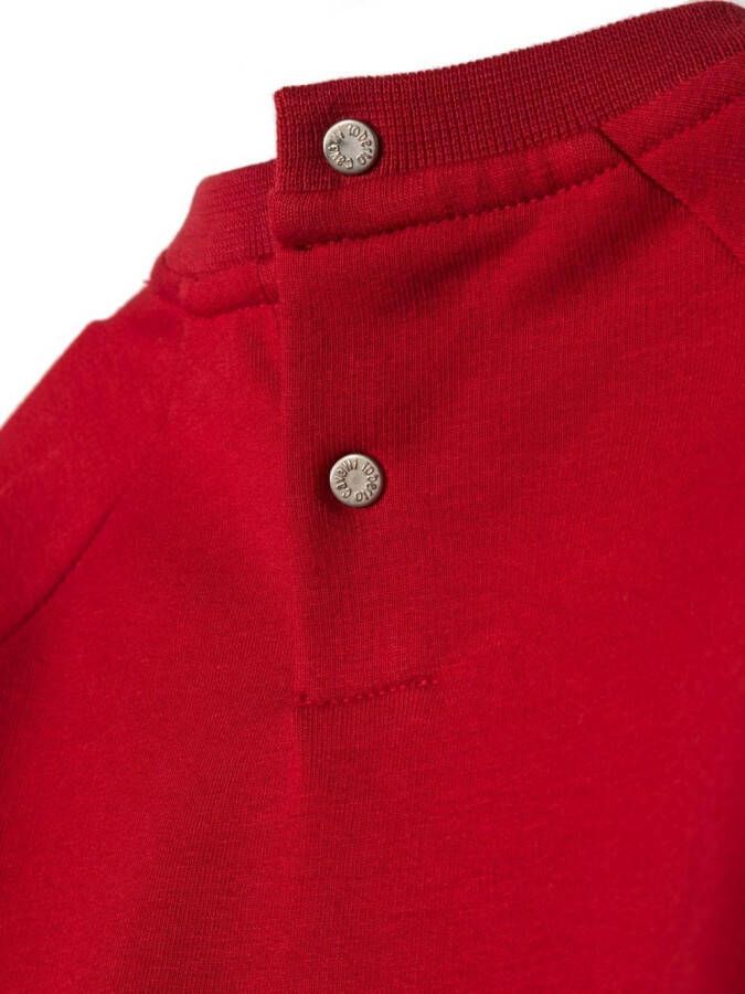 Roberto Cavalli Junior Sweater met grafische print Rood