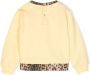 Roberto Cavalli Junior Sweater met luipaardprint Geel - Thumbnail 2
