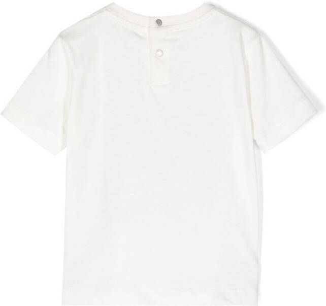 Roberto Cavalli Junior T-shirt met beerprint Wit