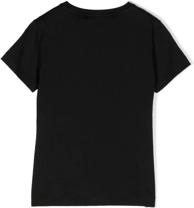 Roberto Cavalli Junior T-shirt met circusprint Zwart