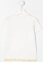 Roberto Cavalli Junior T-shirt met geborduurd logo Wit - Thumbnail 2