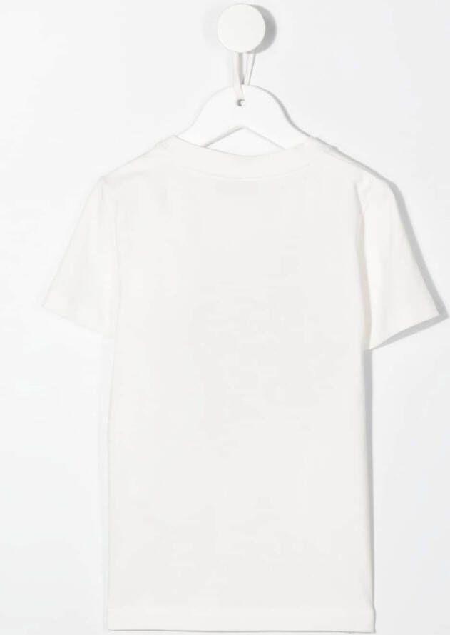 Roberto Cavalli Junior T-shirt met grafische print Wit