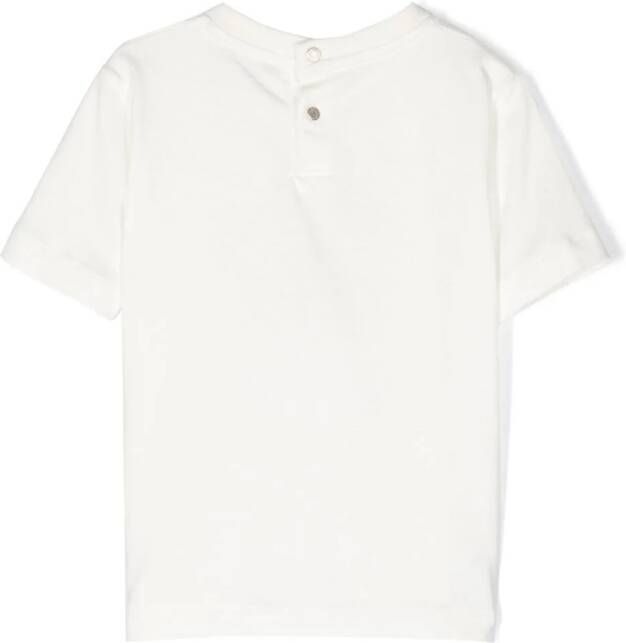 Roberto Cavalli Junior T-shirt met monogramprint Wit