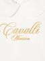 Roberto Cavalli Junior T-shirt met Peter Pan kraag Wit - Thumbnail 3