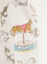 Roberto Cavalli Junior T-shirt met print Wit - Thumbnail 3