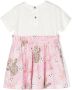 Roberto Cavalli Junior T-shirt met teddybeerprint Wit - Thumbnail 2