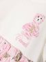 Roberto Cavalli Junior T-shirt met teddybeerprint Wit - Thumbnail 3
