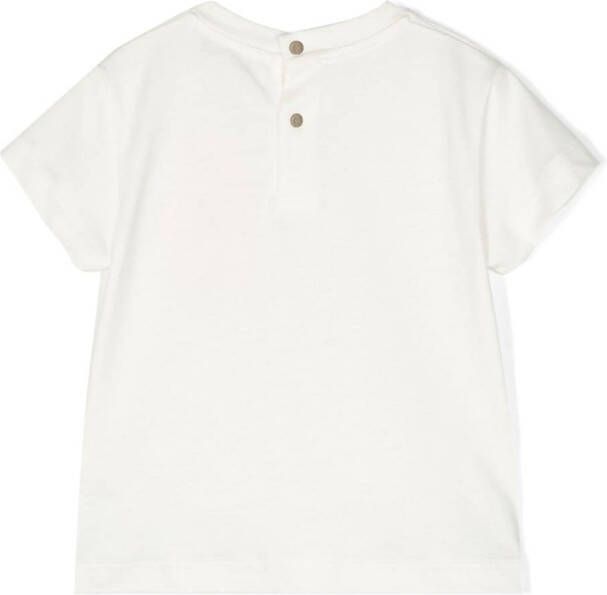 Roberto Cavalli Junior T-shirt met teddybeerprint Wit